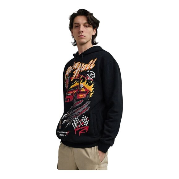 Dodge SRT Hellcat Raise Hell Muscle Car Hoodie Sweater Black - Picture 6 of 9
